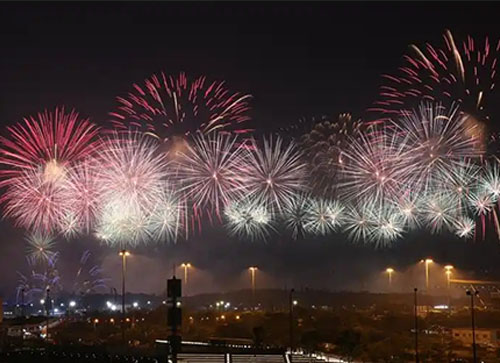 仁化县焰火晚会